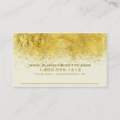 Cartes de visite de coutume de maquilleur de la (Dos)