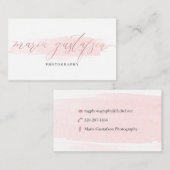 Cartes de visite de coutume de Maria G (Devant / Derrière)