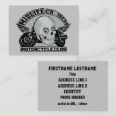 Cartes de visite de coutume de MC de croiseurs de (Devant / Derrière)