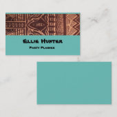 Cartes de visite de coutume de talent d'île (Devant / Derrière)