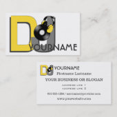 Cartes de visite de coutume du DJ (Devant / Derrière)