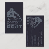 Cartes de visite de coutume du DJ (Devant / Derrière)