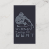 Cartes de visite de coutume du DJ (Devant)