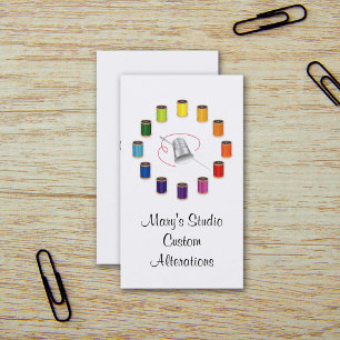 Cartes de visite de couture