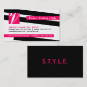 CARTES DE VISITE DE COUTURIER (Devant / Derrière)