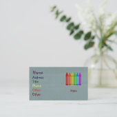 Cartes de visite de crayon (Debout devant)