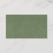Cartes de visite de crayon (Dos)