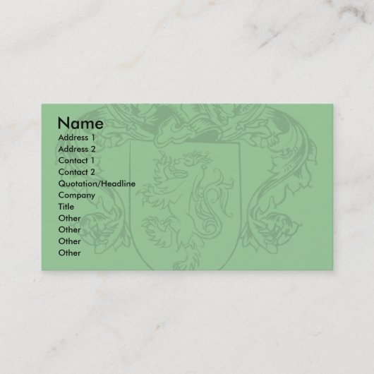 Cartes de visite de crête de Farrell (Devant)