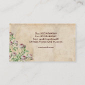 cartes de visite de cru de conception de cheveux (Dos)