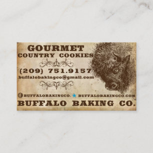 Cartes de visite de cuisine de Buffalo