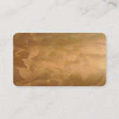 Cartes de visite de cuivre brossé 2.0 (Dos)
