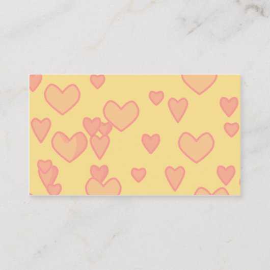 cartes de visite de cupcake doux (Dos)