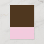 cartes de visite de cupcake doux à la cerise migno (Dos)