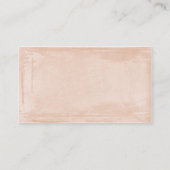 cartes de visite de cupcake sucré pêche (Dos)