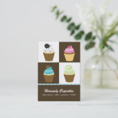 Cartes de visite de cupcakes aidés (Debout devant)