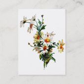 Cartes de visite de Daisies* de *Vintage (Dos)