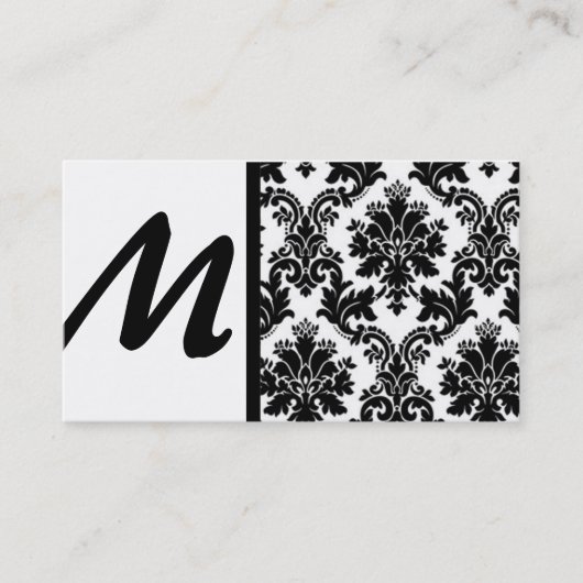 Cartes de visite de Damas noirs et blancs (Devant)