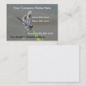 Cartes de visite de Damselfly de libellule (Devant / Derrière)