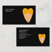 Cartes de visite de danse de ventre de torse de (Devant / Derrière)