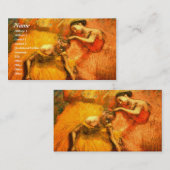 Cartes de visite de DANSE ou de BALLET (Devant / Derrière)