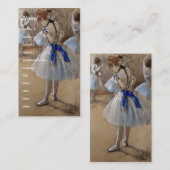 Cartes de visite de DANSE ou de BALLET (Devant / Derrière)