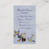 Cartes de visite de ~ de papillons et de fées (Dos)