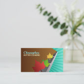 Cartes de visite de décapant de gouttière (Debout devant)