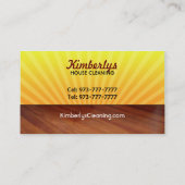 cartes de visite de décapant de maison (Dos)