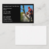 Cartes de visite De Déclenchage Et De Retrait De L (Devant / Derrière)