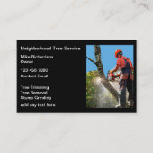 Cartes de visite De Déclenchage Et De Retrait De L (Devant)