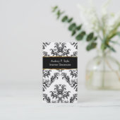 Cartes de visite de décorateur intérieur (Debout devant)