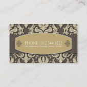 Cartes de visite de décorateur intérieur de (Dos)