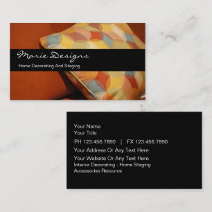 Cartes de visite de décoration