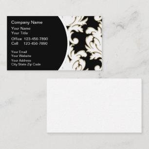 Cartes de visite de décoration