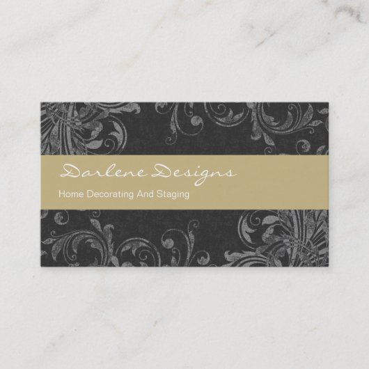 Cartes de visite de décoration (Devant)