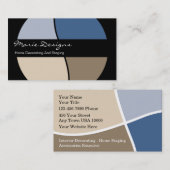 Cartes de visite de décoration (Devant / Derrière)