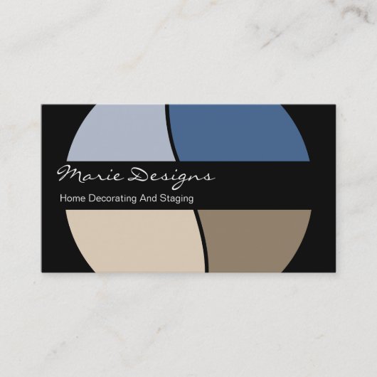 Cartes de visite de décoration (Devant)