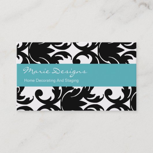 Cartes de visite de décoration (Devant)