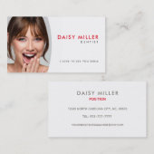 Cartes de visite de Dental Slogans (Devant / Derrière)