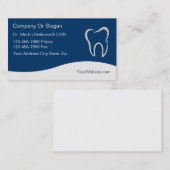 Cartes de visite de dentiste (Devant / Derrière)