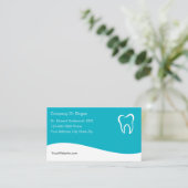 Cartes de visite de dentiste (Debout devant)