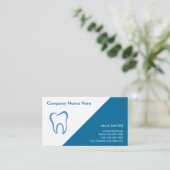 Cartes de visite de dentiste (Debout devant)