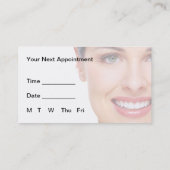 Cartes de visite de dentiste (Dos)