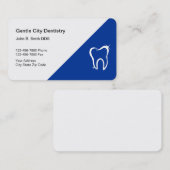 Cartes de visite de dentiste (Devant / Derrière)