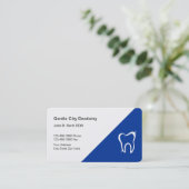 Cartes de visite de dentiste (Debout devant)