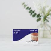 Cartes de visite de dentiste (Debout devant)
