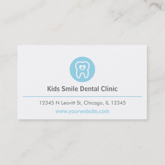 Cartes de visite de dentiste de première urgence p (Dos)