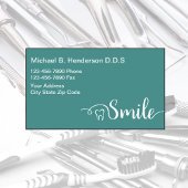 Cartes de visite de dentiste moderne