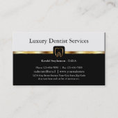 Cartes de visite de dentistes haut de gamme (Devant)