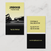 Cartes de visite de dépanneuse (Devant / Derrière)